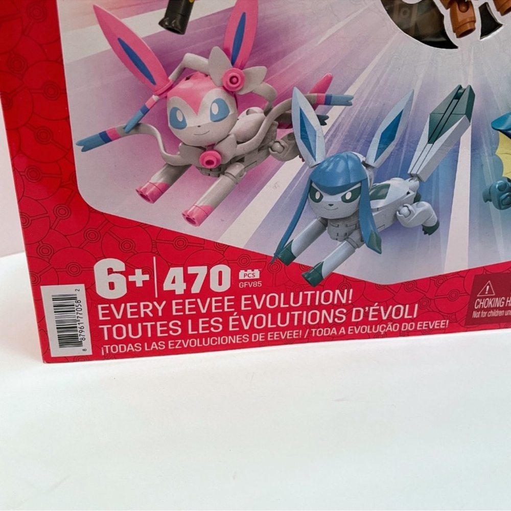 Mega Pokemon Every Eevee Evolution! 9 Figure Building Set - 470 Pieces - Picture 10 of 11